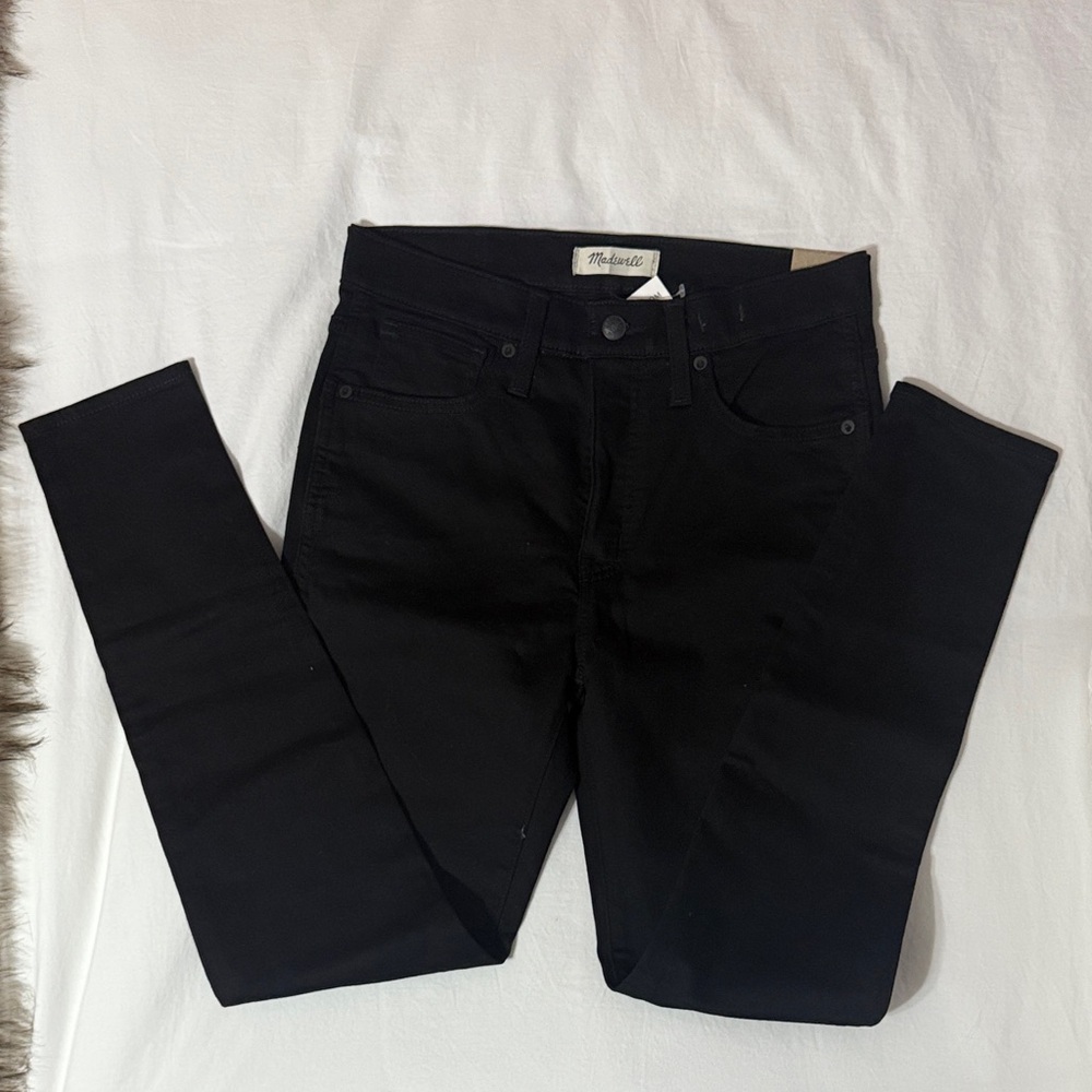 Madewell Black High-Rise Skinny Jeans